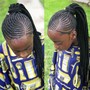 (Adult) Small Braided ponytail