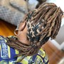 Wash retwist + invisible Locs