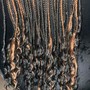 Goddess Braids waist length