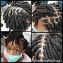 "Collar"Length Loc  Retwist