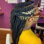 Jumbo knotless braids