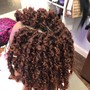 Goddess Braid curly hair ad on