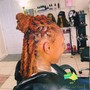 Retwist w/ up do