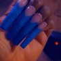 Long Freestyles Acrylic Nails