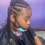 Kids Braids with weave