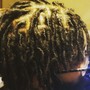 Loc Retwist and wash