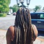 Feeding Braids W/added hair