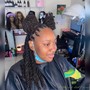 Retwist w/ up do