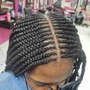 Natural  cornrows