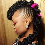 Braid down for weave/ wig