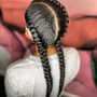 2 Feed In Braids