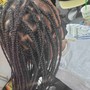 Tribal Braids (Cornrows, Box Braids)