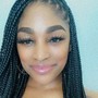 large knotless box braids