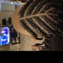 Male Full Head twist/plaits/cornrows