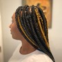 Knotless box braids