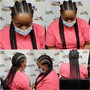 Designer Halo Braid with Weave