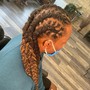 2 French Braids