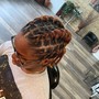 Double Strand Twist w/ hair double colors