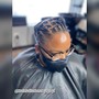 2 Cornrows (added hair)