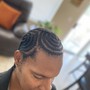 Loc Re-twist (top of head shaved sides)