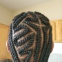 Loc Re-twist (top of head shaved sides)