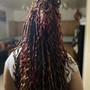 Loc Re-twist (top of head shaved sides)