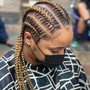 Large Knotless Braids