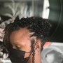 Short large knotless braids