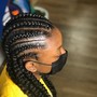 Small bob Fulani braids