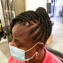 Natural Style - Braided - Twisted Protective Updo