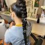 Ponytail with LargeBraid