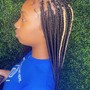 Lemonade braids W/ knotless back