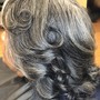 Silk Press and Trim (Natural Hair)