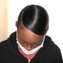 Side and Middle Part Sew In (Double Leave Out)