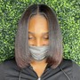 Silk press/hydration steam treatment/hair mask or deep conditioning/trim or hair dusting