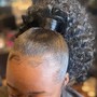 Women's full cut on natural hair