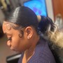 Women's full cut on natural hair