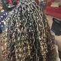 Touch up crown of Braids