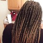 Touch up crown of Braids