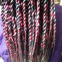 Bora Braids human hair included