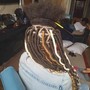 Loc retwist and wash