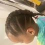 Straight Back Cornrows