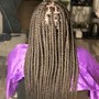 Hybrid knotless Braids (best of both worlds)