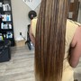 Shampoo on new hair extensions