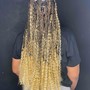 Goddess knotless Braids