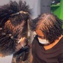 Platts or two strand natural  hair (no weave)