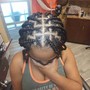 Natural Hair Cornrows