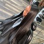 Silk Press Natural Long Hair