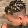 Cornrows/ braid down (shampoo included)