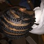 Large Traditional Box Braids